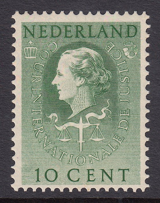 Holland 1951 - Cour Internationale de Justice - NVPH D34