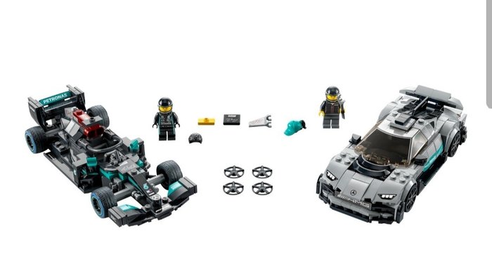 Lego - Speedchampions - 76909 - Mercedes AMG F1 W12  Mercedes AMG Project One - 2020+ - Holland