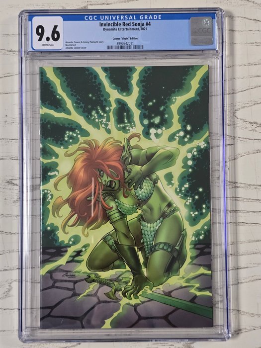 Invincible Red Sonja #4 - Invincible Red Sonja #4 CGC 9.6 - 1 Graded comic - Første udgave - 2021 - CGC 9.6