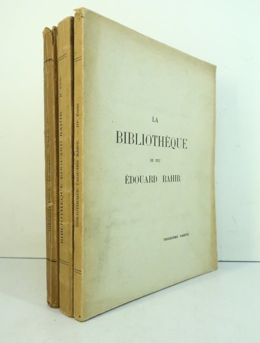 Edouard‎ Rahir - La Bibliothèque de feu Édouard Rahir‎ - 1930