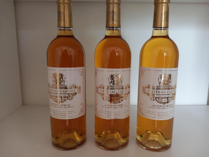 2005 Château Coutet - Sauternes 1er Grand Cru Classé - 3 Flasker (075 L)