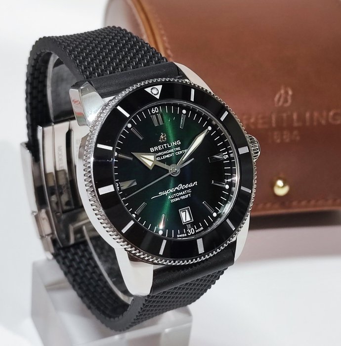 Breitling - Superocean Heritage II "Green Dial" - AB2020121L1S1 - Mænd - 2011-nu