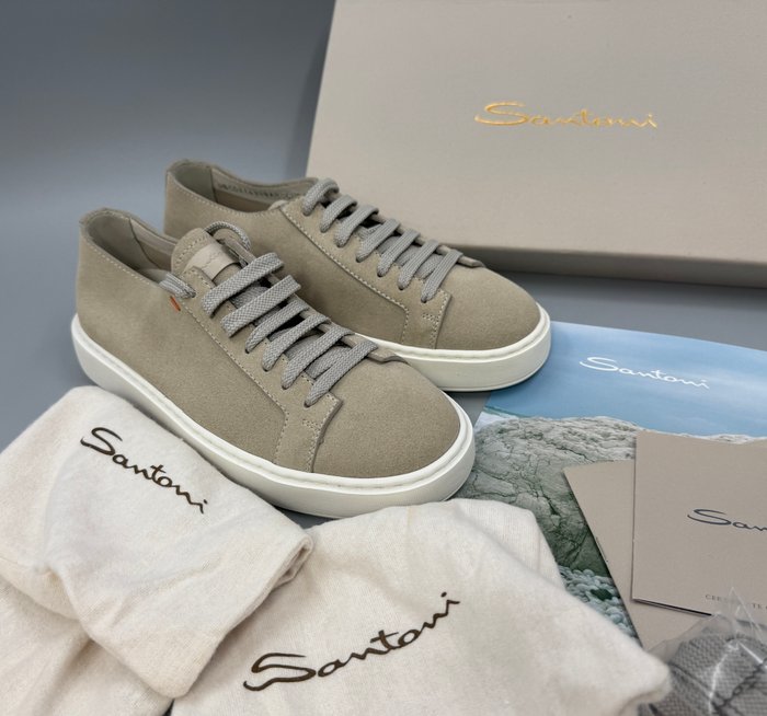 Santoni 5,5UK - Sneakers - Størelse: 40 (EU/IT) / 6 (UK) / 7 (US) - Nyt med labels