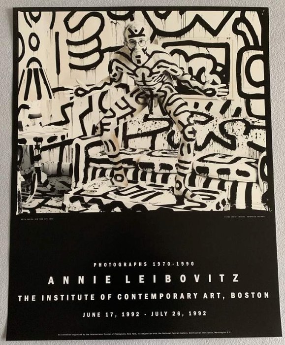 after Annie Leibovitz, Keith Haring - Keith Haring- The Institute of Contemporary Art, Boston