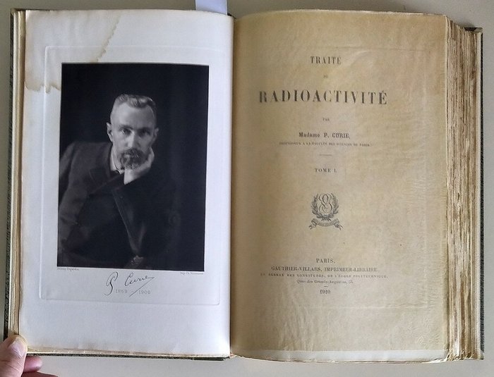 Par Madame P. Curie - Traité de Radioactivité - 1910-1910