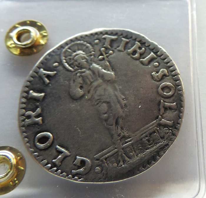 Italien, Republikken Venedig. Andrea Gritti (1523-1538). Lira o Mocenigo argento 1523-1538  (Ingen mindstepris)