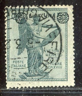 Italien Kongerige 1924 - Overtrykt Victory £1. - Sassone 160.