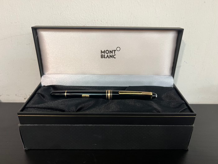 Montblanc Meisterstuck - Pix - Classic Model - Precious Resin  Gold Plated - Aparo OURO 14K (585) F - COMO NOVA - SEM USO - Fyldepen