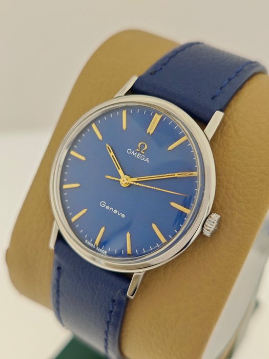 Omega - Genéve 'Navy Blue Dial' - 131019 - Mænd - 1969