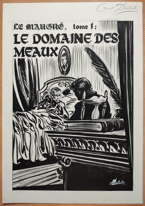 Dedecker Guy - 1 Original drawing - Le Maugré - Le Domaine des Meaux - 1997