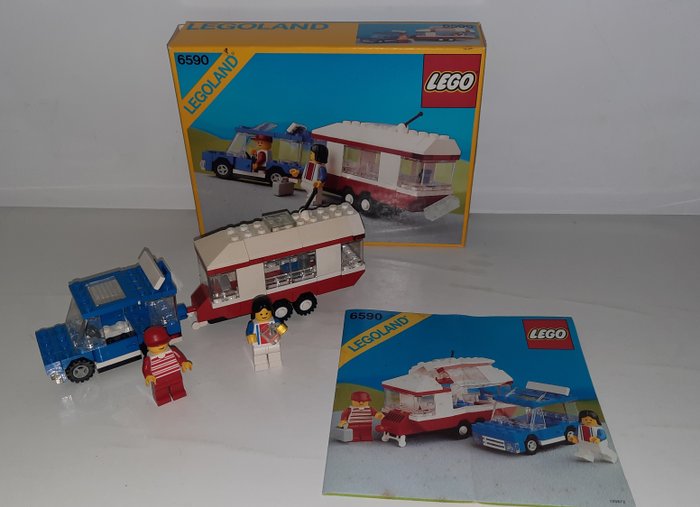 Lego - Legoland - 6590 - Vakantie Kampeerder - 1980-1990