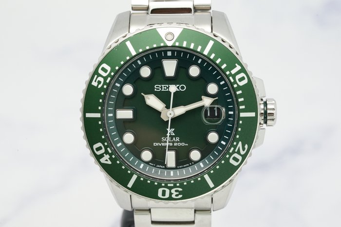 Seiko - Prospex - Ingen mindstepris - SNE579P1 | V157-0DF0 | Green Solar Diver - Mænd - 2011-nu