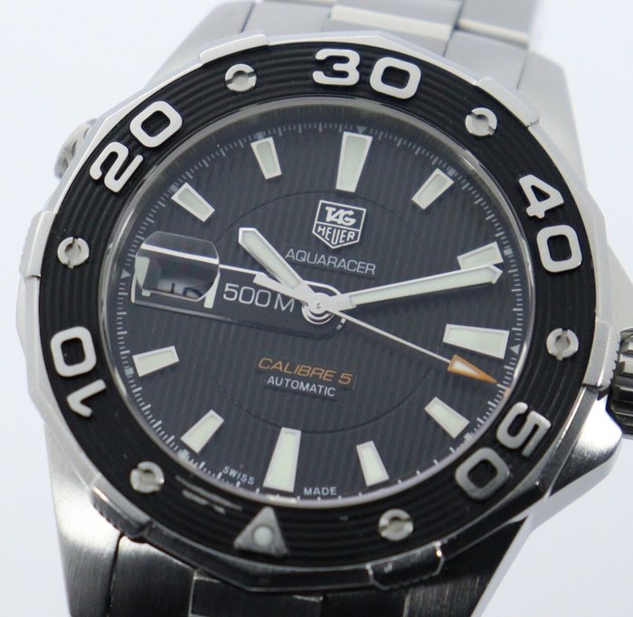 TAG Heuer - Aquaracer Calibre 5 500m - Ingen mindstepris - WAJ2110.BA0870 - Mænd - 2000-2010