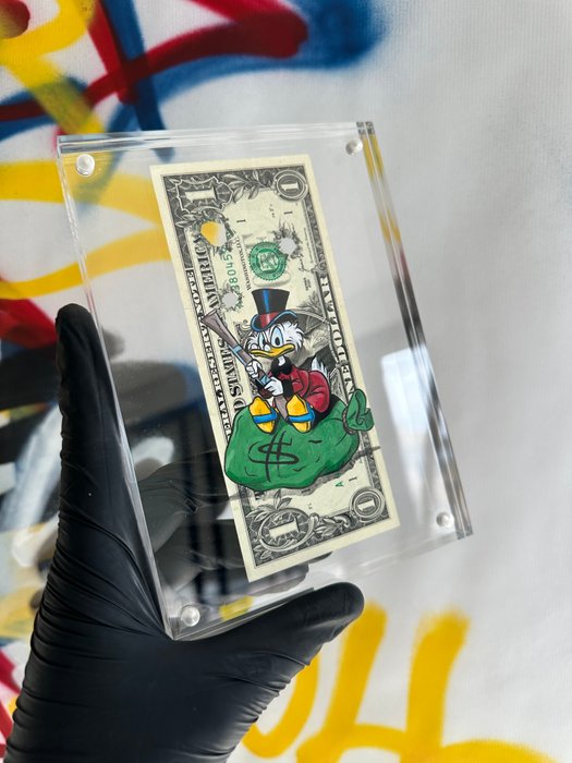 Alan Stefanov (1999) - "Scrooge McDuck and the Bulletproof Fortune"  1 dollar bill