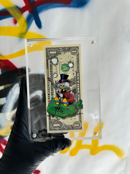 Alan Stefanov (1999) - "Scrooge McDuck and the Bulletproof Fortune"  1 dollar bill