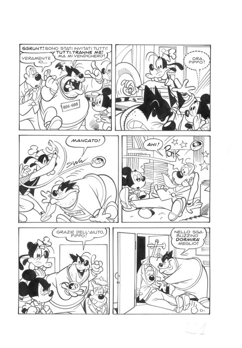 Cavazzano, Giorgio - Original page - Topolino - I TL 2000-A - 1994