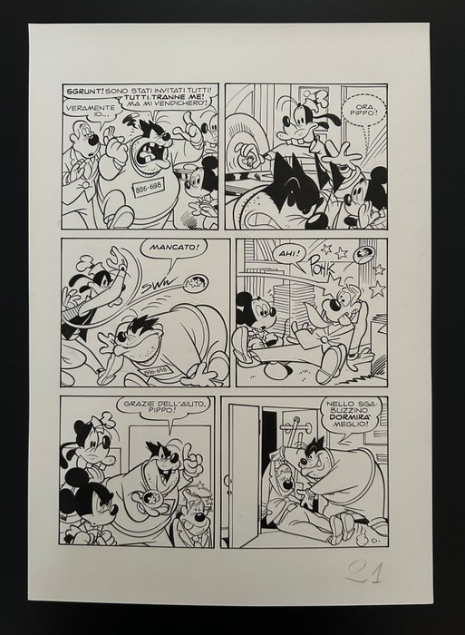 Cavazzano, Giorgio - Original page - Topolino - I TL 2000-A - 1994