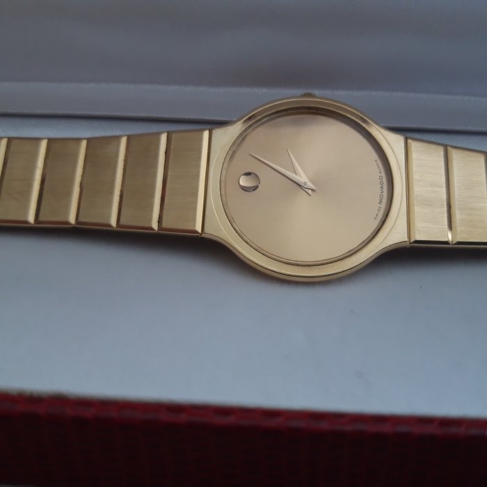 Movado - Movado édition Limitée Museum N:165 en or massif 18 carats - Unisex - 1990-1999