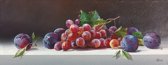 Alexander Nakonechnyi (XX-XXI) - Grapes and plums