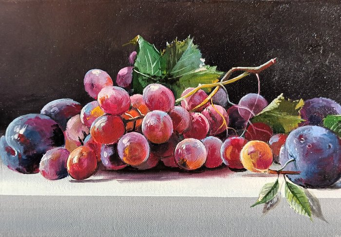 Alexander Nakonechnyi (XX-XXI) - Grapes and plums