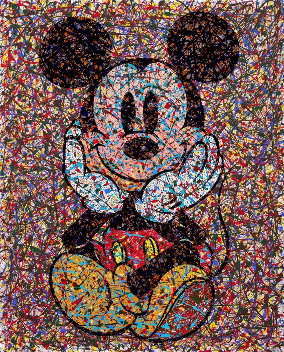 Ana María Viejobueno Rodríguez - Mickey en el Meta verso del color(2024)Pop surrealismo