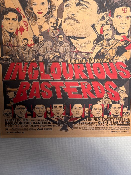 Quentin Tarantino - Inglourious Basterds Movie Poster - Fantastic Fest and the Infamous Inglourious Basterds