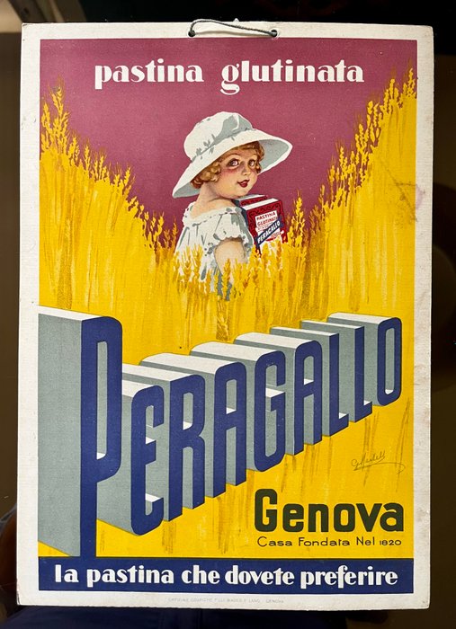 Peragallo - Reklameplakat - Pap