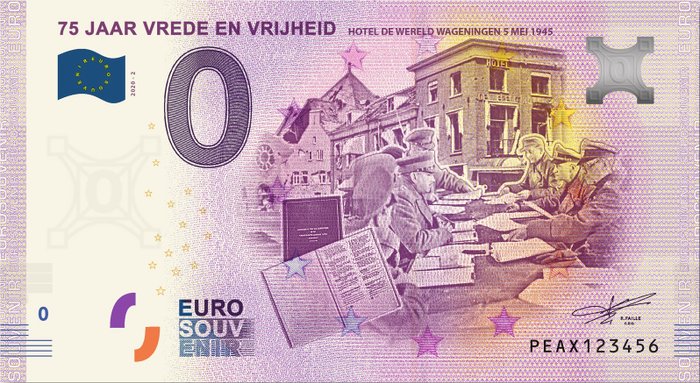 Holland 0 Euro biljetten 2021 compleet (21 biljetten)  (Ingen mindstepris)