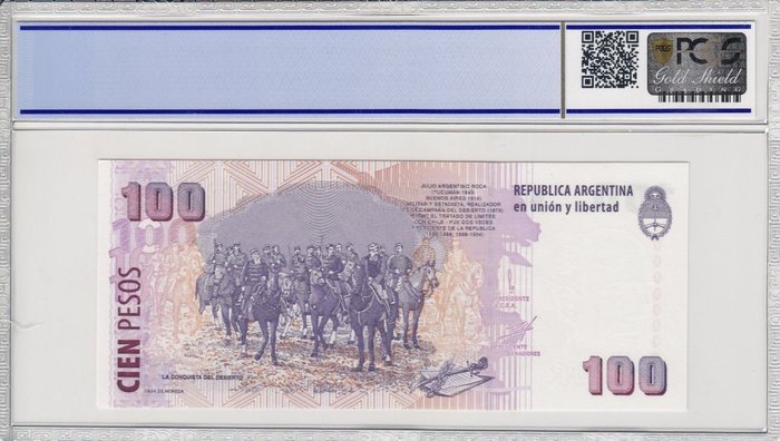 Argentina. - 100 Pesos - ND (1999) - Specimen - Pick 351s