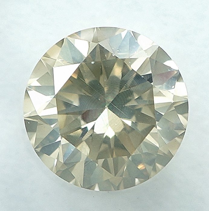 1 pcs Diamant  (Naturfarvet)  - 0.73 ct - Fancy light Brunlig Gul - SI2 - International Gemological Institute (IGI)