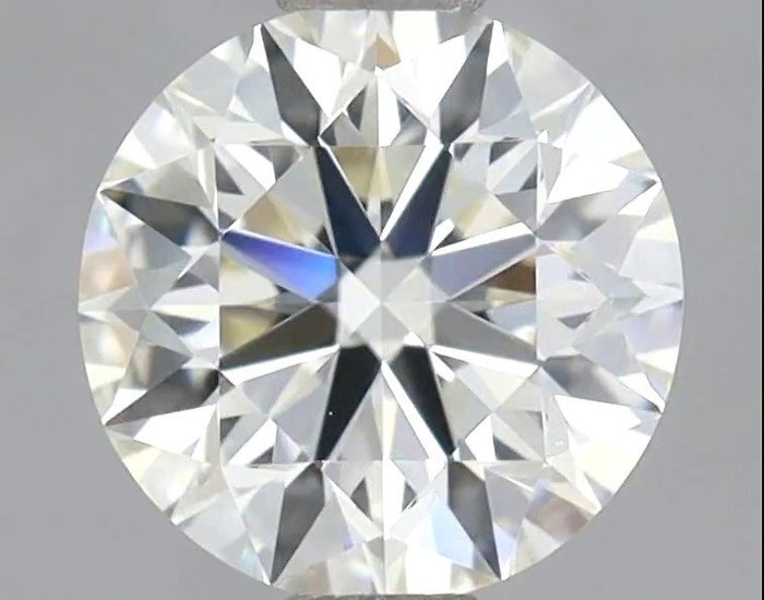 1 pcs Diamant  (Natur)  - 0.95 ct - Rund - H - VVS2 - International Gemological Institute (IGI) - *3EX*