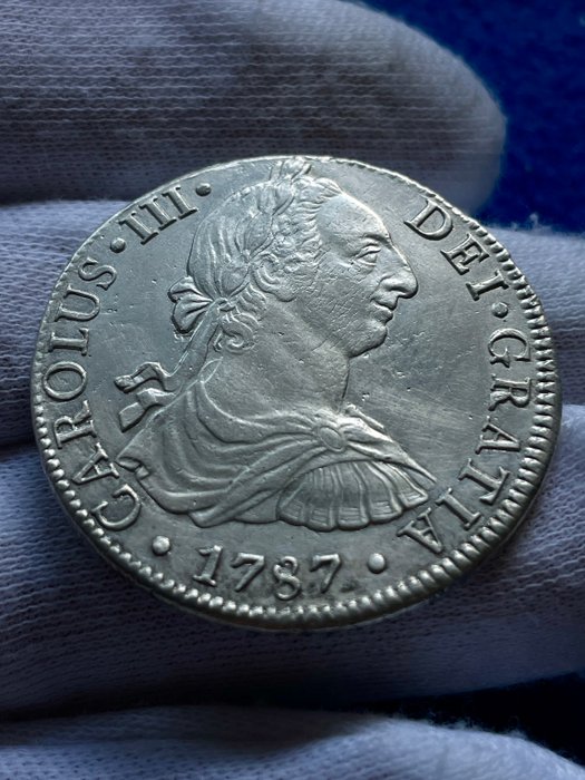 Spanien. Carlos III (1759-1788). 8 Reales 1787 F·M México