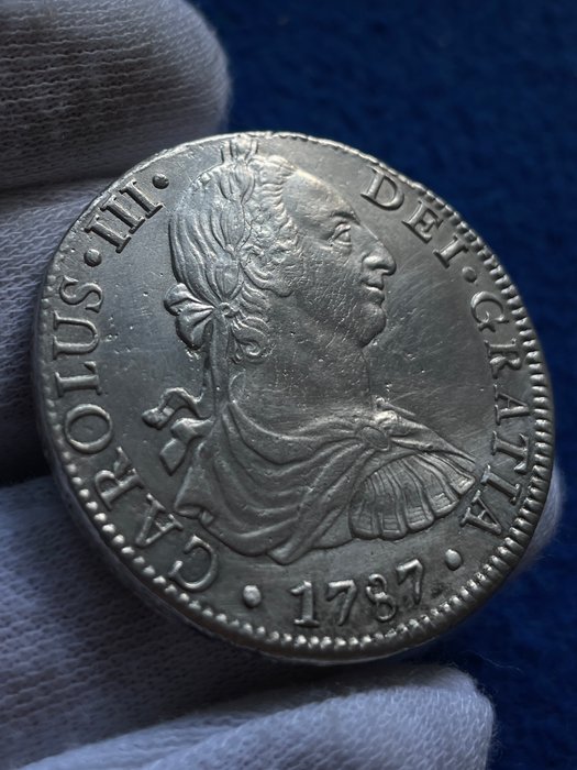 Spanien. Carlos III (1759-1788). 8 Reales 1787 F·M México