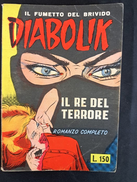 Diabolik n. 1 - Il Re del Terrore - 1 Comic - Genoptryk - 1964