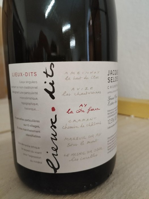 Jacques Selosse, Côte Faron - Champagne Grand Cru - 1 Flaske (0,75L)