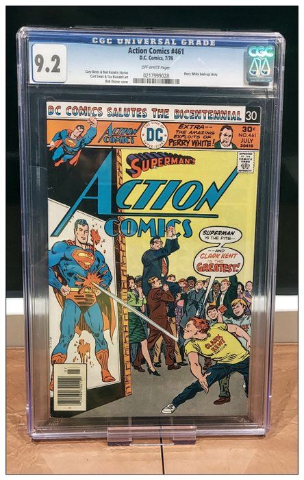 Action Comics #461 - Superman - 1 Graded comic - Første udgave - 1976 - CGC 9.2