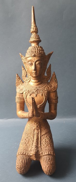 Tempelwächter - Statue - Teppanom - 42 cm - Thailand  (Ingen mindstepris)