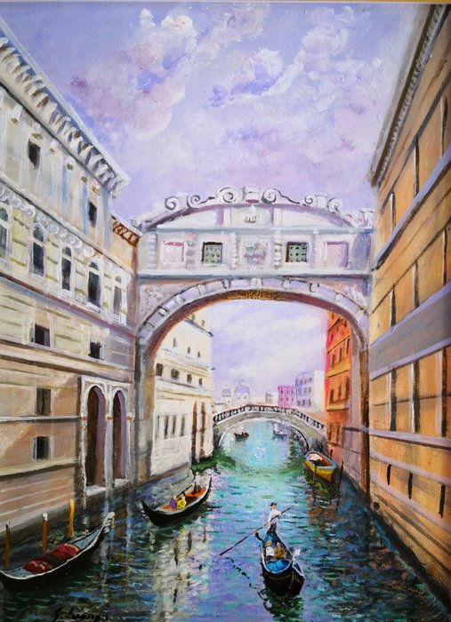 Giuseppe Luongo (1948) - Venezia, Ponte dei Sospiri