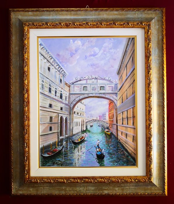 Giuseppe Luongo (1948) - Venezia, Ponte dei Sospiri