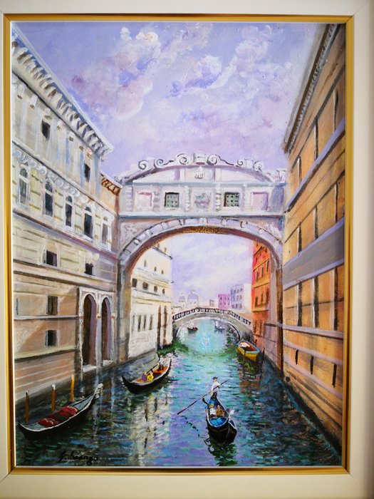 Giuseppe Luongo (1948) - Venezia, Ponte dei Sospiri