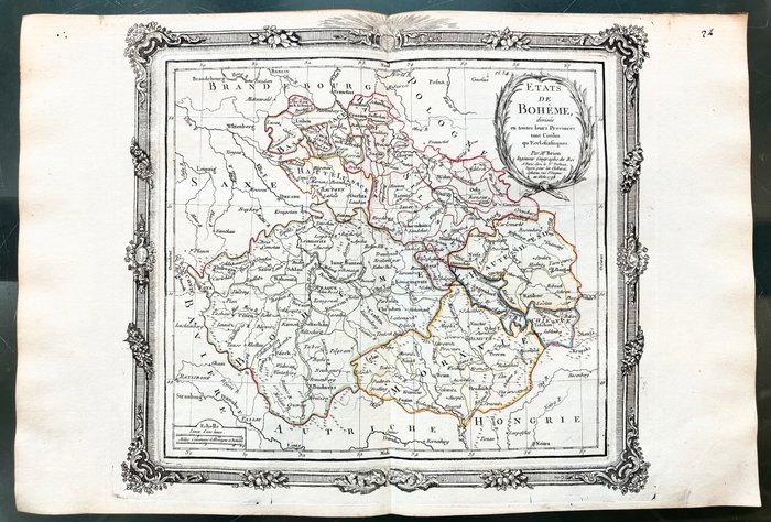 Czechia - Prag, Pologne, Moravie; Louis-Charles DESNOS - Etats de Bohème - 1781-1800