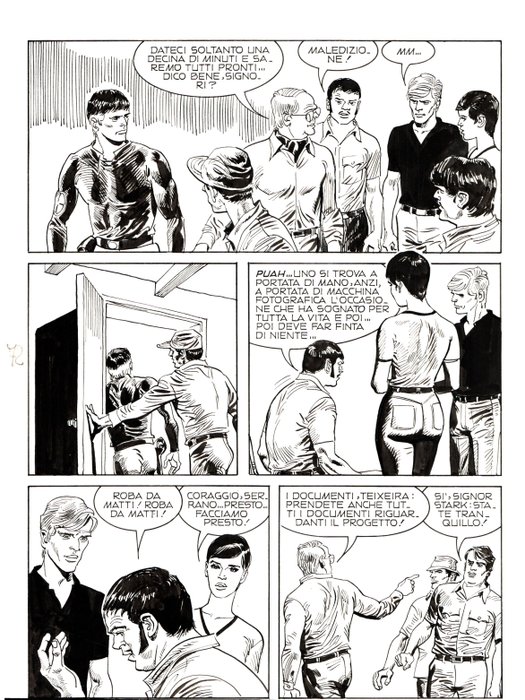 Diso, Roberto - 3 Original page - Mister No #41 - "il mistero di Selva Preta" - 1978