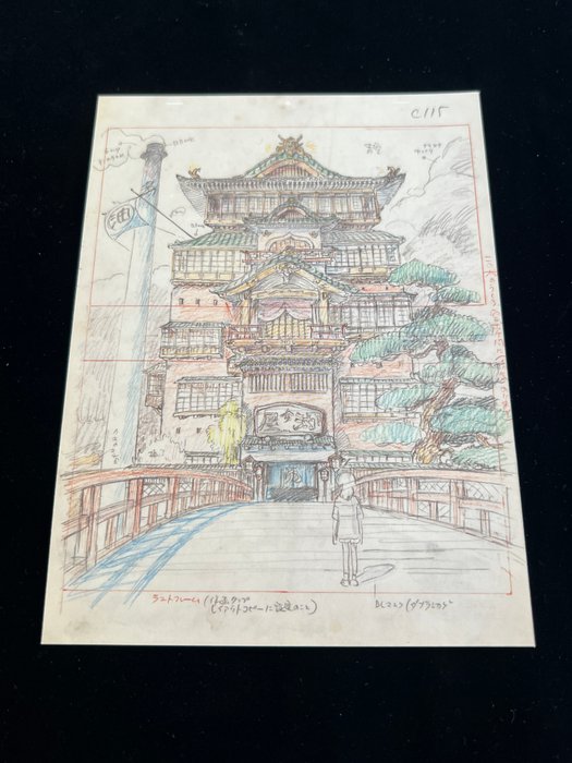 Spirited Away - 4 Anime Layout set, UV LIGHT TESTED, Free Shipping