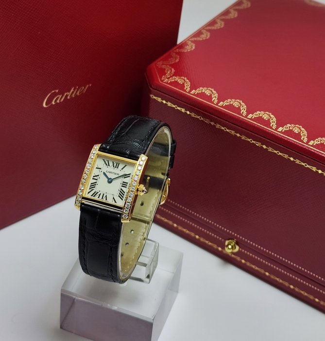 Cartier - Tank Française 18K (0,750) Gold - Ref. 2385 - Kvinder - 2000-2010