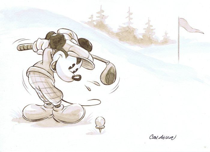 Cardona - 1 Watercolour - Mickey Mouse