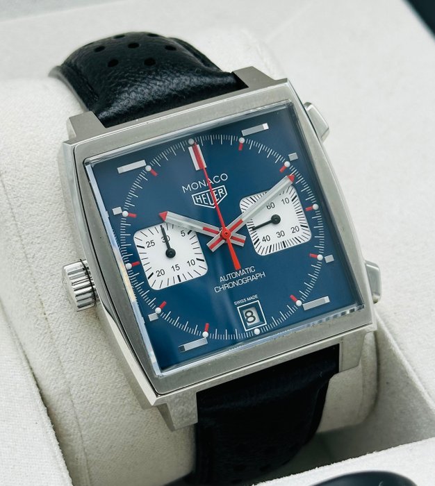 TAG Heuer - Monaco Chronograph "Steve McQueen" - CAW211P - Mænd - 2019