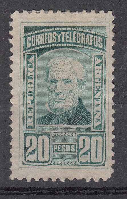 Argentina 1890 - General Gullielmo 20 pesos mh - Michel n80