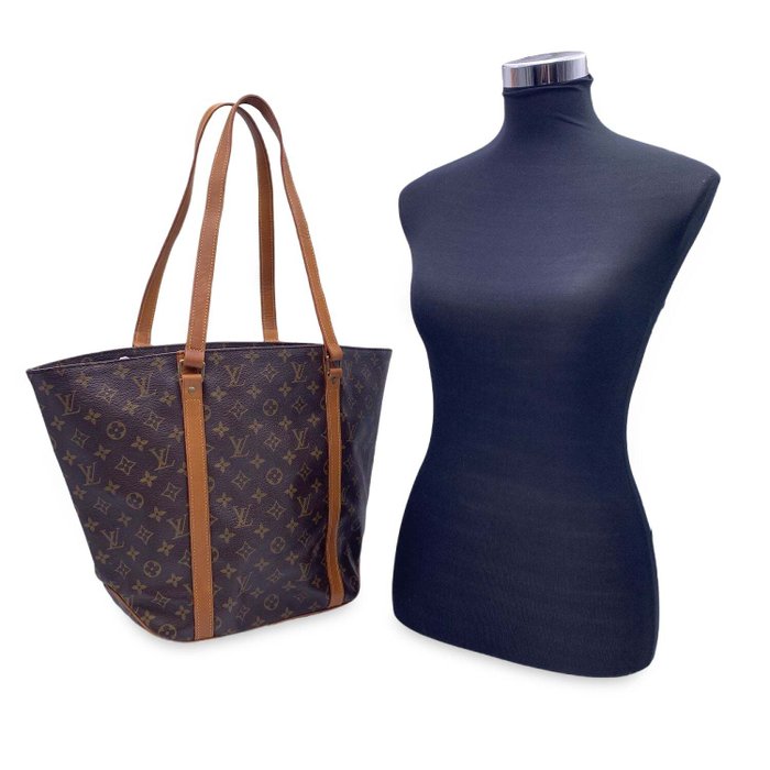 Louis Vuitton - Vintage Monogram Canvas Sac Shopping Bag - Shoppingtaske