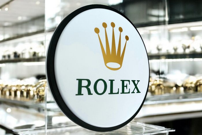 Rolex - Lysskilt - Rolex lysskilt - Plast, Stål