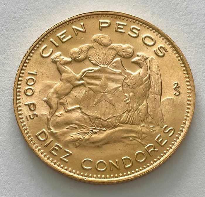 Chile. 100 Pesos 1970